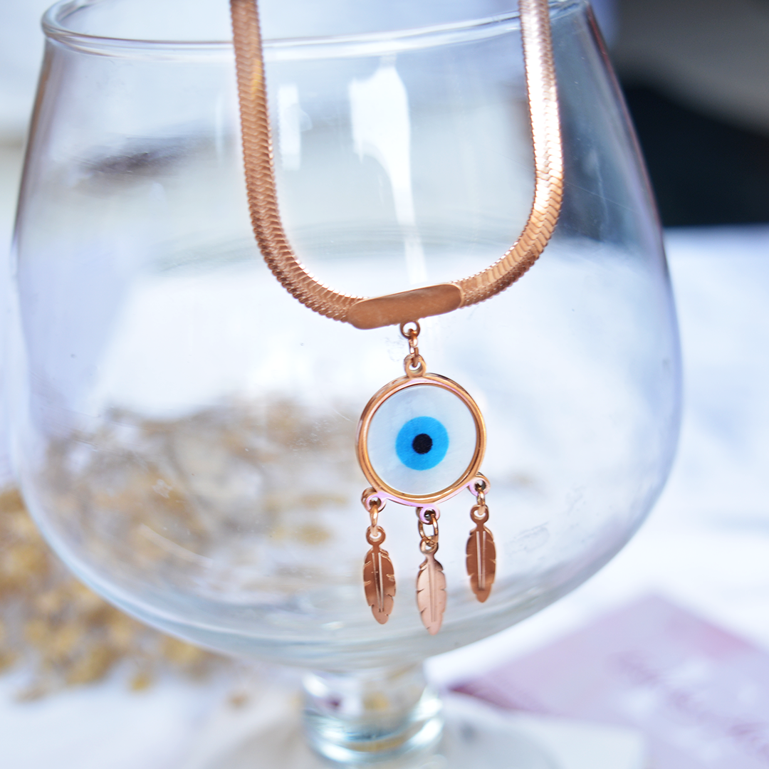 Evil Eye Dream Catcher Pendant