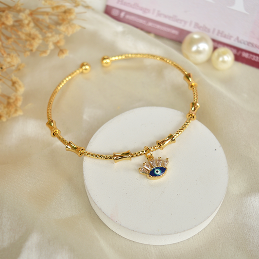 Minimal Evil eye Bangle