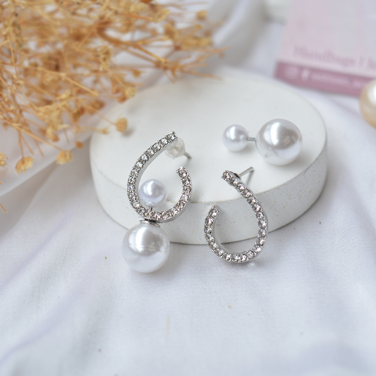 4 in 1 pearl earring