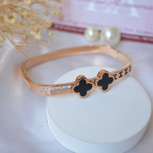 Square Clover Bangle