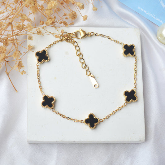 Black clover bracelet