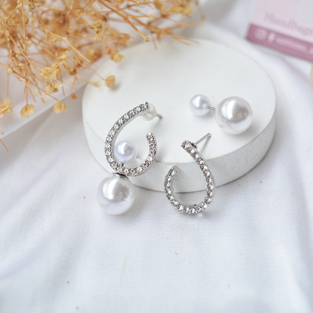 4 in 1 pearl earring