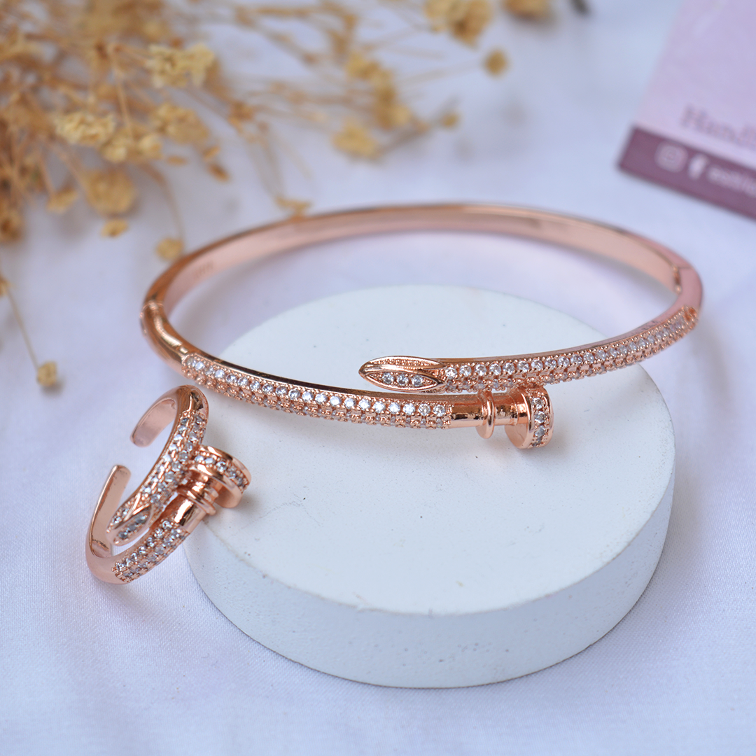 Dazzling Nail Bracelet