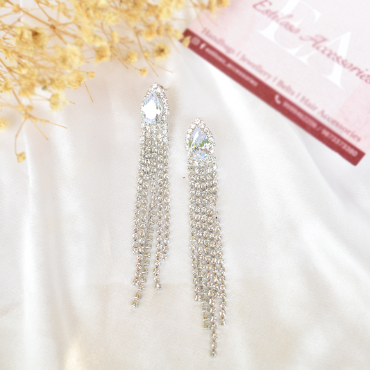 Diamond Fringe Earrings