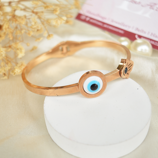 Evil Eye Hamsa Hand Bracelet