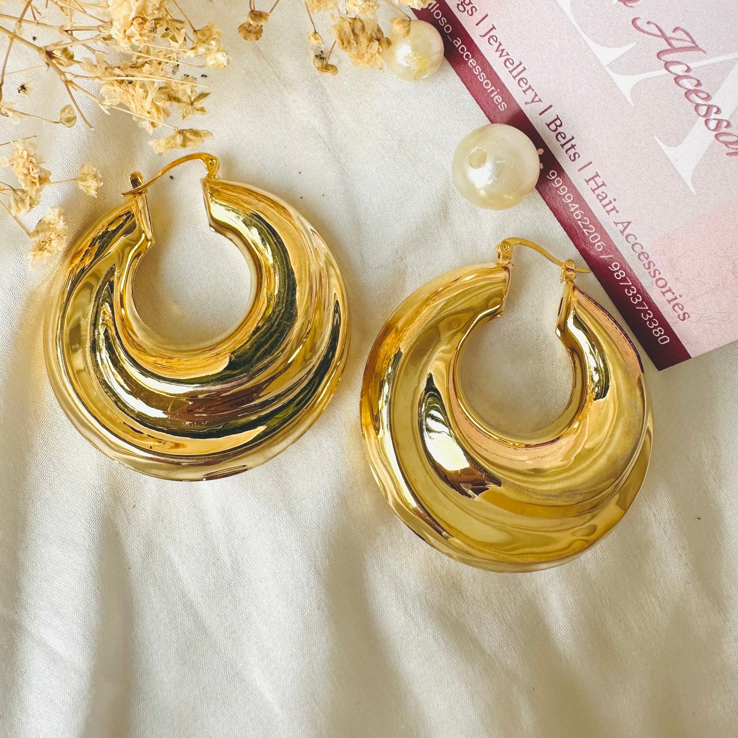 Statement Gold Hoops