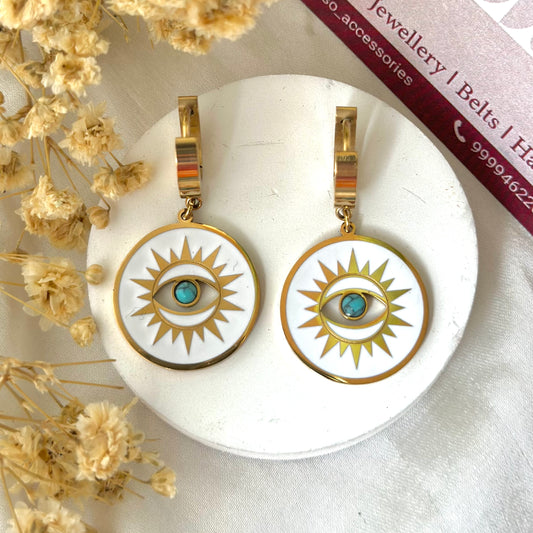 Evil Eye Drop earrings