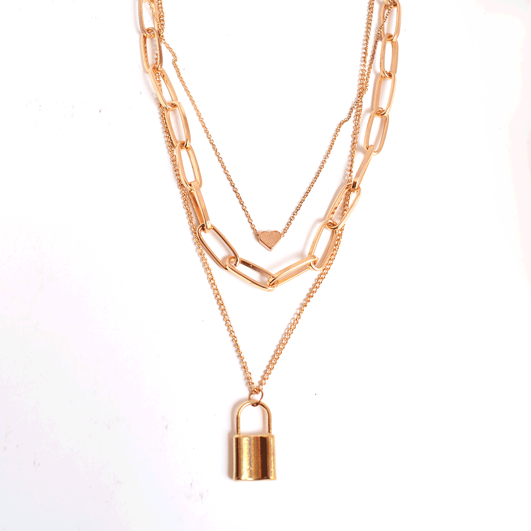 Layered lock chain