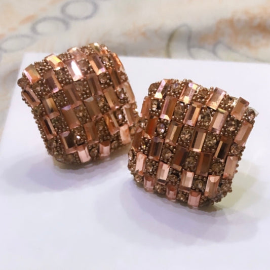 Sparkling Square Studs