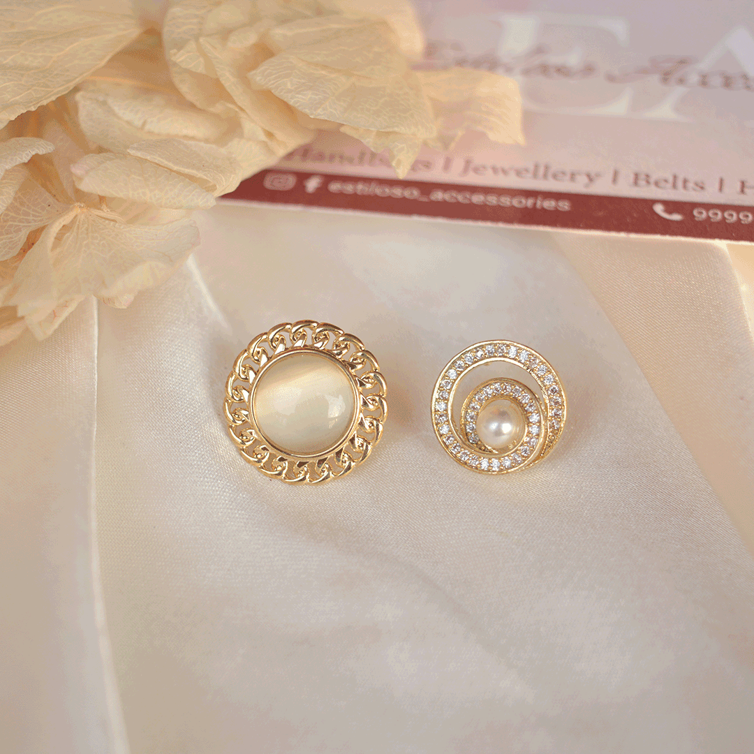 Pearl & Crystal Rhinestone Mix & Match Studs